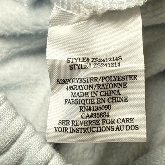 Z Supply Women’s Play On Fleece Shorts Size Small In Sky Blue - Picture 7 of 10